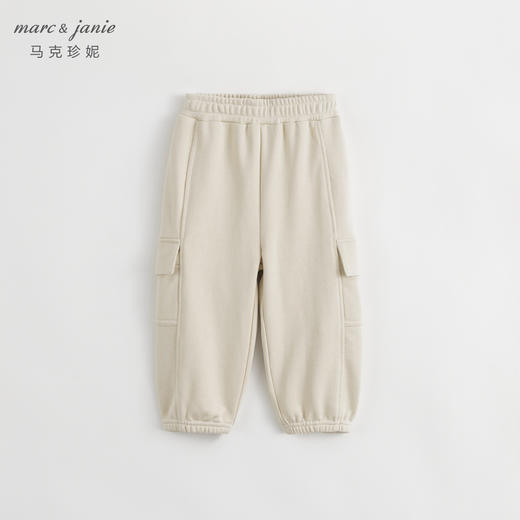 【户外风】马克珍妮秋装新款男童超舒棉大口袋束脚裤运动裤231671 商品图2