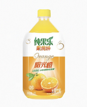 果缤纷阳光橙水果饮料1L