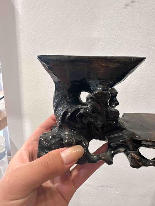 260鸡翅木高低壶托 商品图2