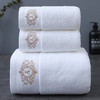 【三件套！五星级酒店专用】细腻柔软，质感舒适。五星级酒店专用，纯棉白色大浴巾，宾馆用品、民宿用品专用！-li 商品缩略图1