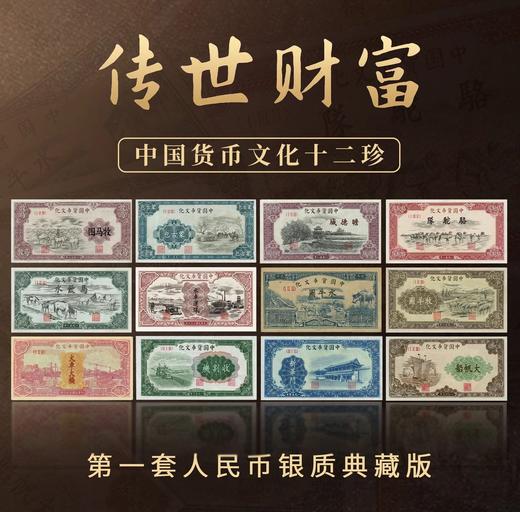 [999银版豹子号]传世财富第一套人民币十二张银版印钞厂限量发行 商品图0