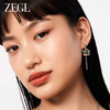 ZEGL设计师笑脸乐园系列星星微笑耳环女多巴胺耳钉银针不对称耳饰 商品缩略图2