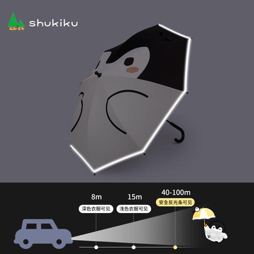 shukiku舒可酷x点赞鹅ip联名儿童晴雨伞 商品图8