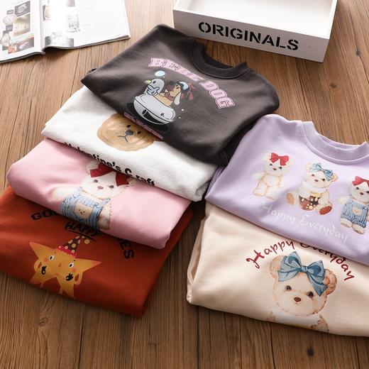 【女童卫衣！宝宝卡通休闲】圆领宽松上衣中小儿童韩版套头装春秋打底衫 商品图2