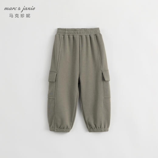 【户外风】马克珍妮秋装新款男童超舒棉大口袋束脚裤运动裤231671 商品图1