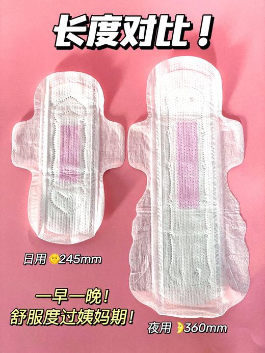 英贝健和真源蔓越莓益生菌卫生巾 日用6片/包 夜用4片/包 商品图3