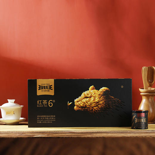 玲珑王小叶茶6号组合礼包：绿茶/红茶6号礼盒*2盒+山臻百花蜂蜜*2瓶 商品图1