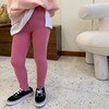 【捡漏价39.9元/2件】新款儿童打底裤，弹力十足，贴身修身，韩版设计时尚洋气。采用纯色坑条元素，让你的女童宝宝穿着时尚有型，小脚设计更体现女童的可爱与灵动。春季必备款式！-li-SH 商品缩略图6