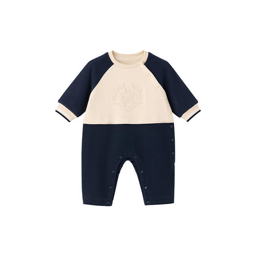 【商场同款】英氏旗舰官方旗舰店男宝宝哈衣学院风爬服月亮裆 商品图4