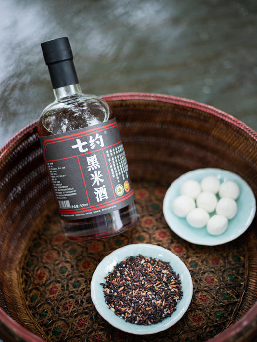 七约有机金奖黑米酒500ml支持自提支持自提 商品图2