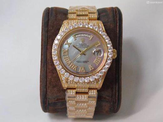 TW厂劳力士全钻帝皇版Day date Ⅱ系列密镶钻特别款腕表首发复刻手表一比一手表n厂c厂zf厂vs厂clean厂 商品图4