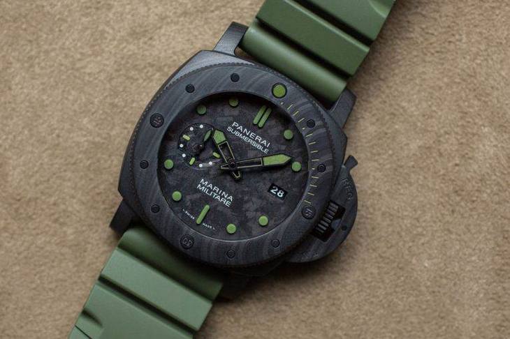 VS厂沛纳海PAM961「绿色小海王」潜水表复刻版带实拍图片/视频详解评测