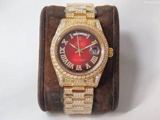 TW厂劳力士全钻帝皇版Day date Ⅱ系列密镶钻特别款腕表首发复刻手表一比一手表n厂c厂zf厂vs厂clean厂 商品图6