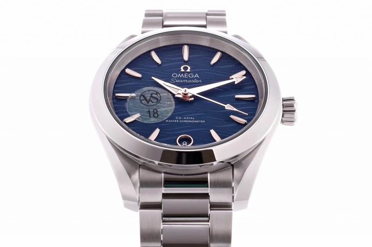 VS厂欧米茄海马150米女士机械34毫米腕表-海浪蓝全面详解评测