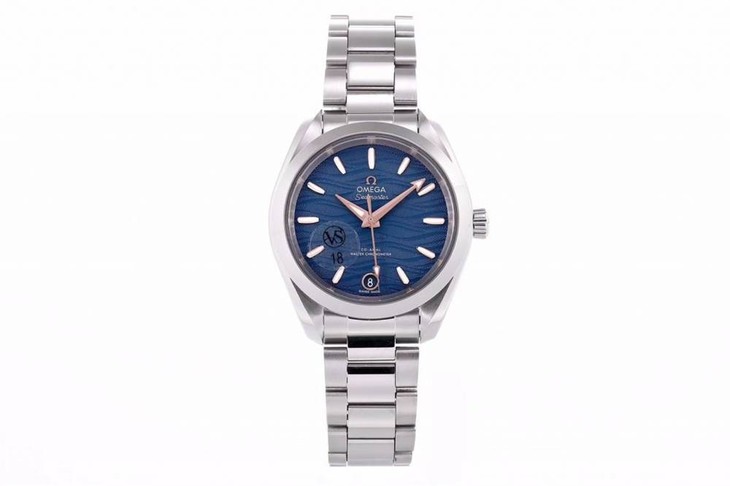 VS厂欧米茄海马150米女士机械34毫米腕表-海浪蓝全面详解评测