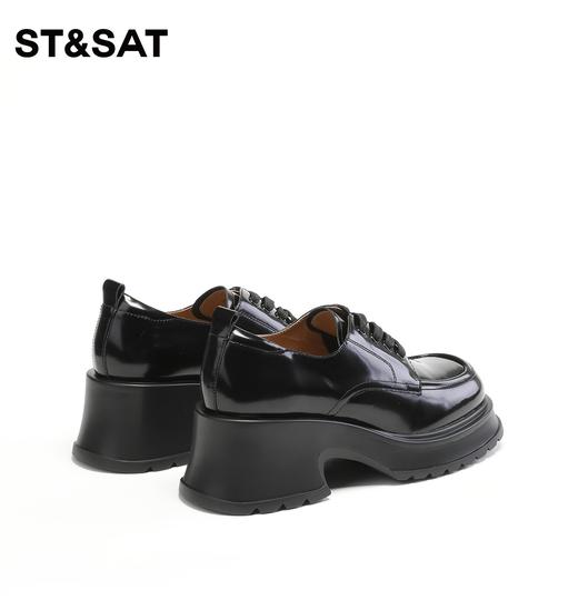 星期六舒适圆头松糕底系带单鞋乐福鞋SS33112063 商品图8