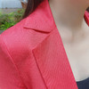 圣三利女装新款纯色休闲西服外套SL2012113 商品缩略图4