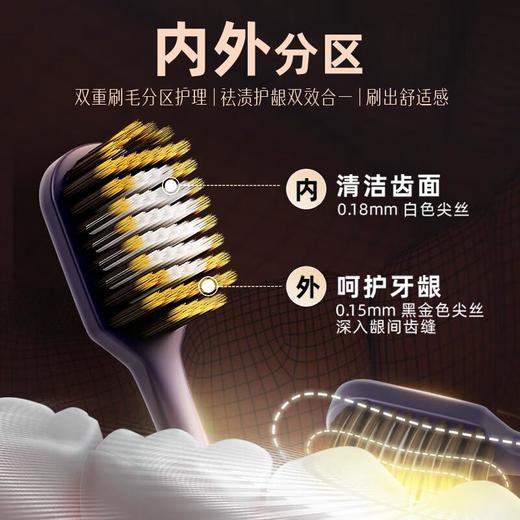 云南白药碳丝金刷牙刷双支装 商品图2