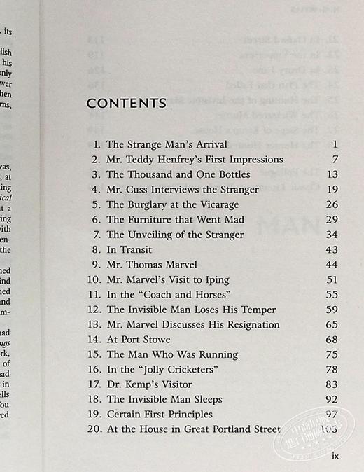 【中商原版】柯林斯经典文学 隐形人 Collins Classics The Invisible Man 英文原版 赫伯特 乔治 威尔斯 H G Wells 商品图4