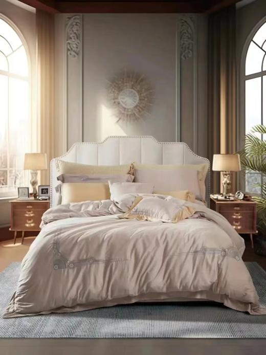 【富安娜】B座7F富安娜素绣床单四件/礼帽 商品图1