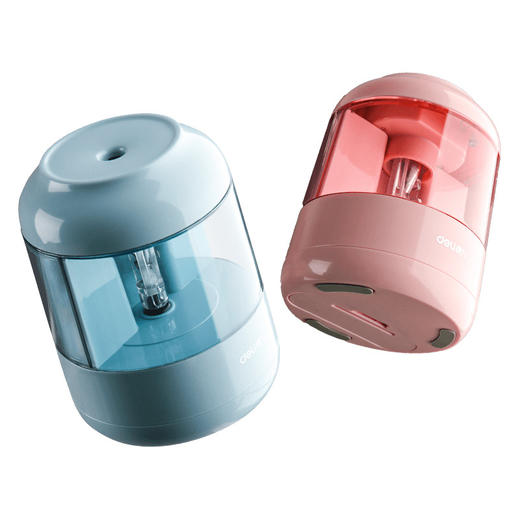 「三色可选」得力自动削笔器 电动转笔刀小学生用铅笔刀儿童可爱小型削笔机 商品图4