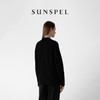 SUNSPEL女士秋冬羊羔毛Polo领针织衫套头衫 商品缩略图6