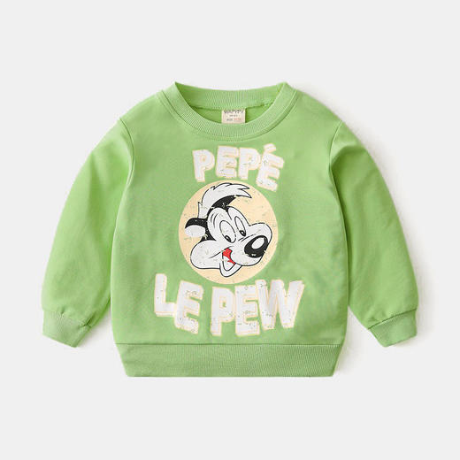 【时尚新品！潮流休闲】童装春季新款韩版儿童卫衣卡通男童套头衫宝宝上衣女童服装潮，大众简约的潮领，舒适版型。给宝宝带来舒适的感觉-QQ 商品图5