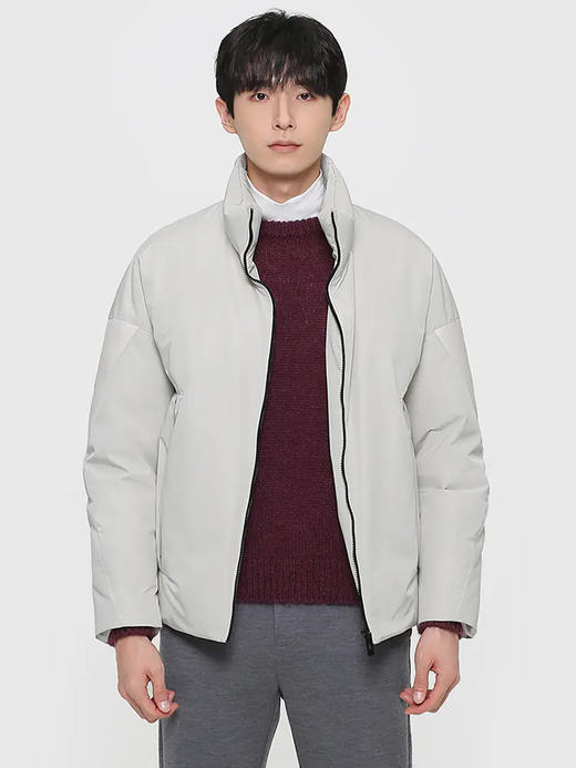 callisto米色聚酯纤维短款羽绒服 FRFED116Y 商品图0