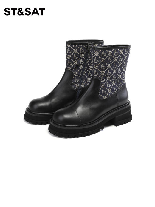 星期六高跟松糕底短靴SS34116163 商品图3