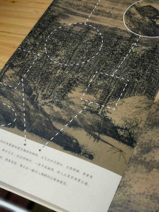 中国历代绘画大师长卷经典：《董源 夏景山口待渡图 潇湘图》，4开，册页装，1010*580mm,今日美术馆出品，四川美术出版社2018年一版一印，定价198，售价65元。 商品图12