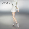 D:FUSE迪芙斯秋新款时装鞋女羊皮尖头蝴蝶结高跟裸靴靴子DF34116027 商品缩略图7