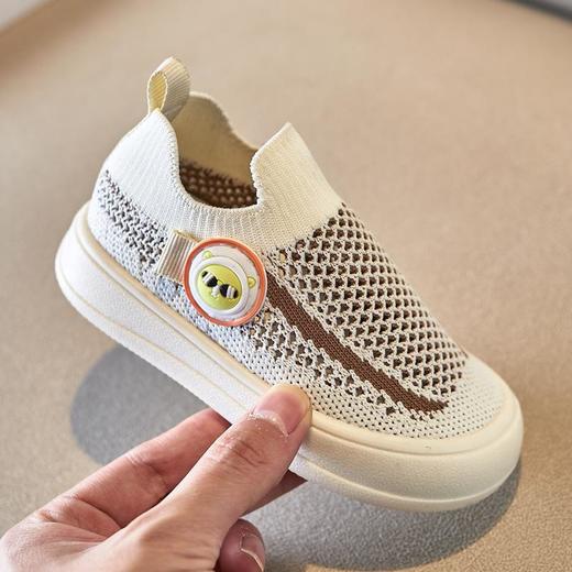 啵力熊童鞋新夏款网鞋休闲镂空室内鞋透气男童飞织鞋女童软底板鞋 商品图3