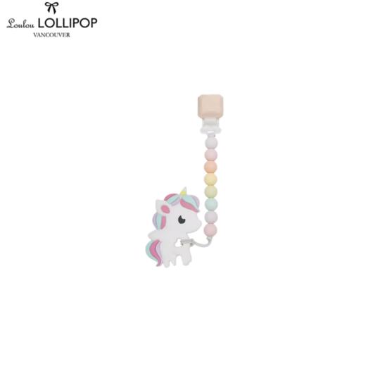 Louloulollipop硅胶牙胶组合-配链子独角兽 商品图0