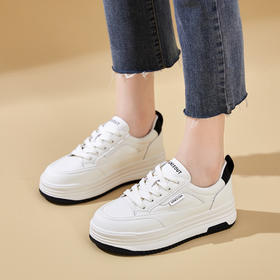 厚底时尚增高，拼色秀气休闲板鞋YQ-2260