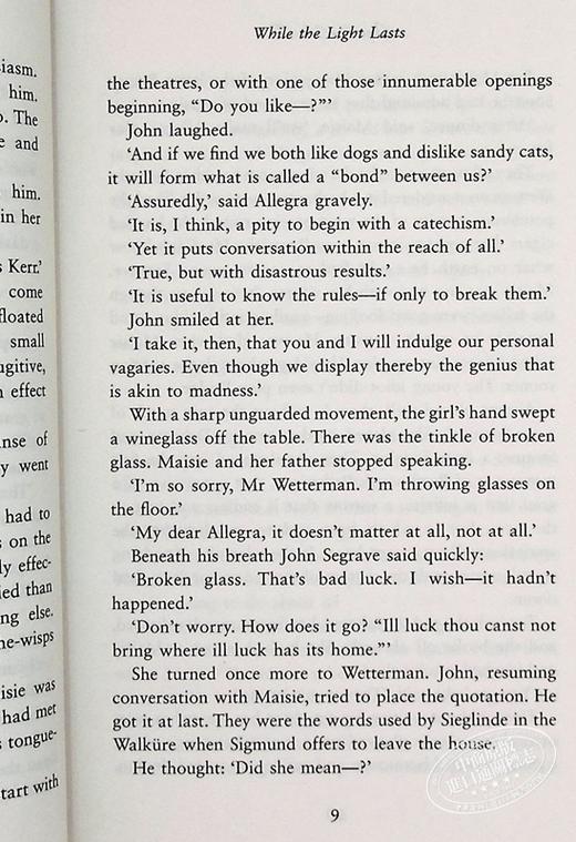 预售 【中商原版】阿加莎系列 灯火阑珊 9篇短篇 英文原版 While the Light Lasts Agatha Christie 商品图7