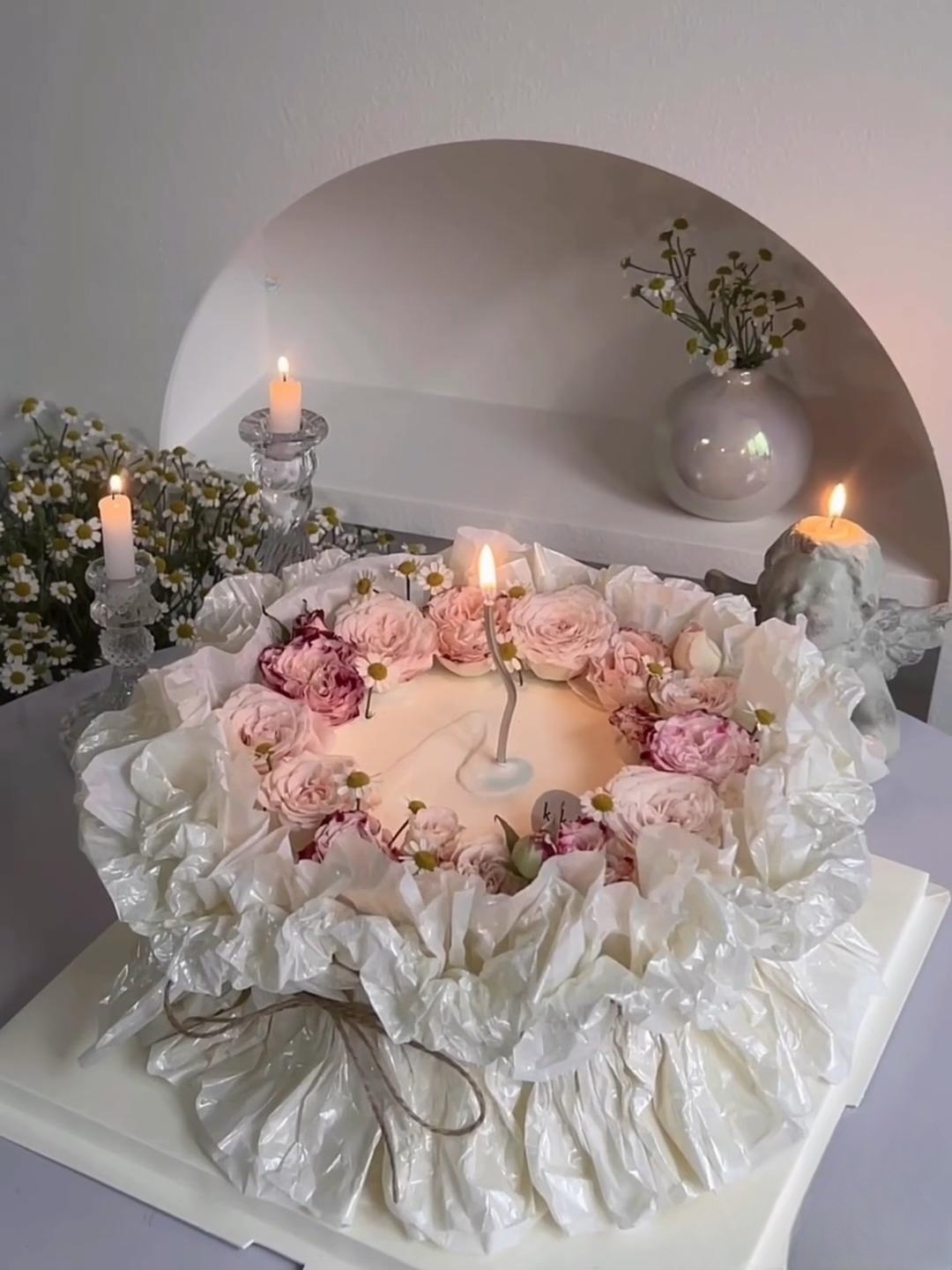 【优品系列】---【浪漫折射花束】女神节、三八妇女节蛋糕