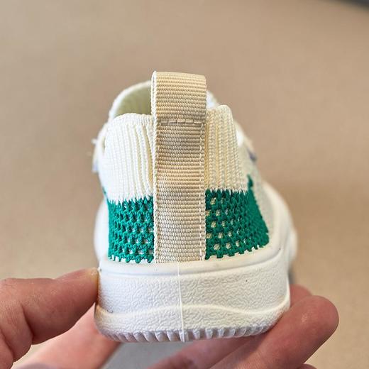 啵力熊童鞋春夏款潮童飞织板鞋幼儿园室内鞋男女童休闲透气运动鞋 商品图3