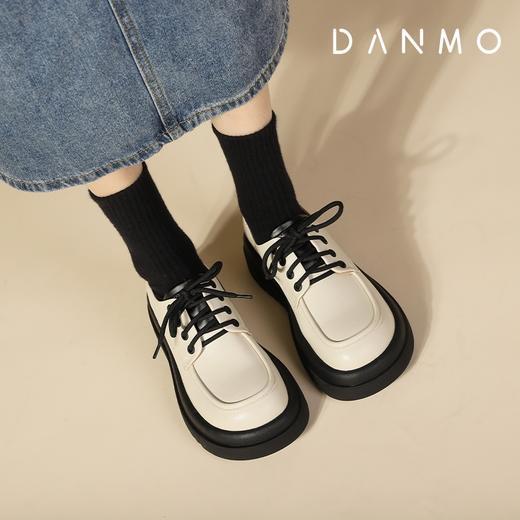 DANMO旦茉复古小皮鞋 可甜可酷 厚底增高5cm 橡胶防滑大底 商品图6
