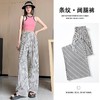 茧墨 减龄慵懒风竖条阔腿裤 商品缩略图6