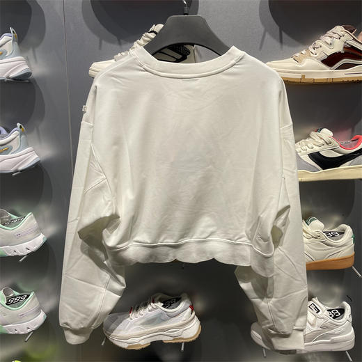 【S/L/XL断码】李宁2023秋新品女子健身系列运动休闲宽松套头无帽卫衣AWDT480【库存有限，如无货将做退款，介意慎拍】 商品图2