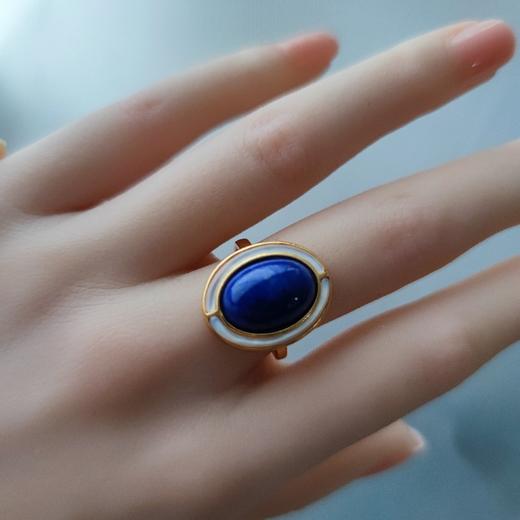 925银镀金贝壳戒指1710796 商品图2