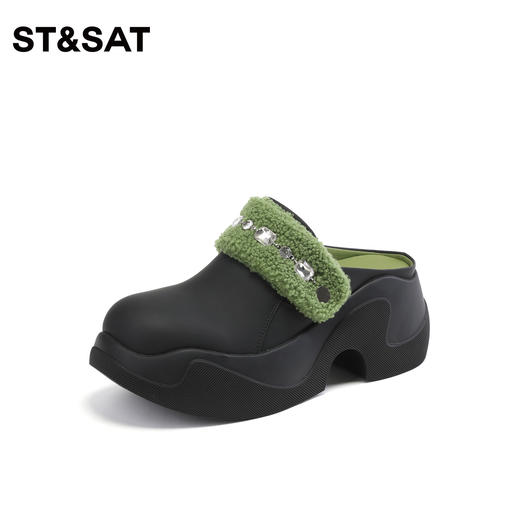 星期六高跟半拖鞋穆勒鞋SS33114107 商品图2