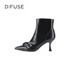 D:FUSE迪芙斯秋新款时装鞋女羊皮尖头蝴蝶结高跟裸靴靴子DF34116027 商品缩略图4