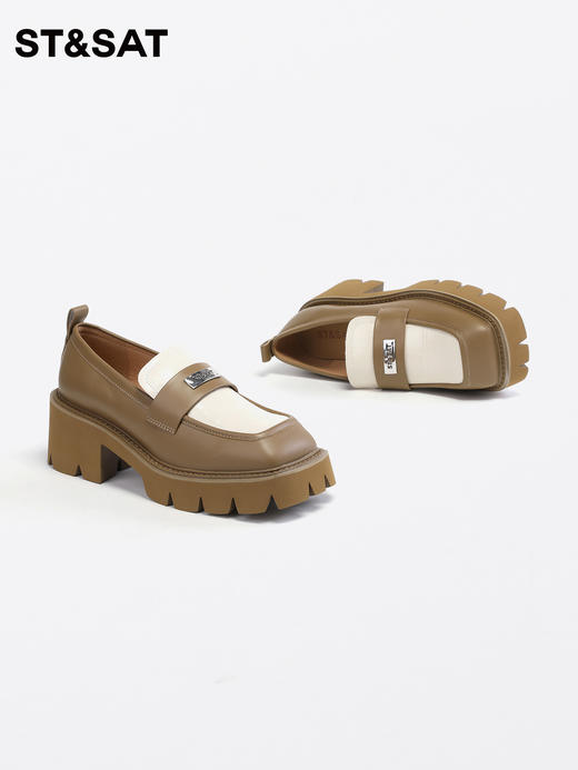 星期六英伦风厚底乐福鞋SS33111025 商品图10