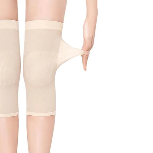 「数款可选！9.9元包邮」天丝竹纱护膝盖保护关节夏季薄护腿套空调房老寒腿防滑护膝配饰 商品图4