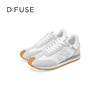 Dfuse迪芙斯秋季新款牛皮圆头休闲系带平底运动鞋DF33112212 商品缩略图7