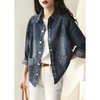 百媚生 宽松廓形显瘦牛仔外套上衣S2085 商品缩略图1