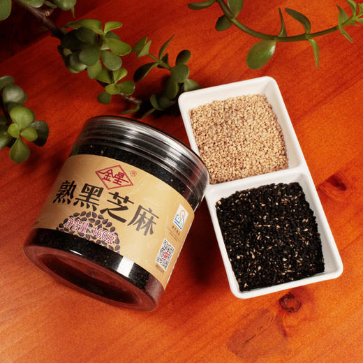 津农精品天津静海区金星 黑熟芝麻160g*2罐 商品图3
