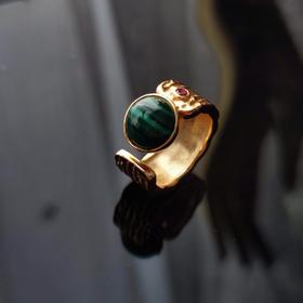 925银镀金戒指1710797