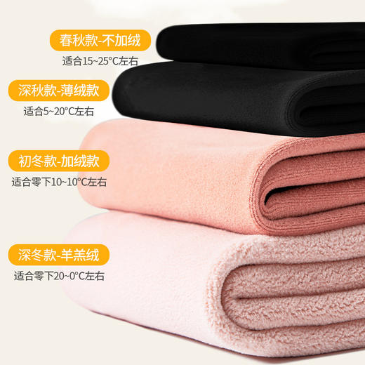 秋冬加绒打底裤女大码锦纶外穿高腰收腹紧身瑜伽芭比裤批发鲨鱼裤 商品图1